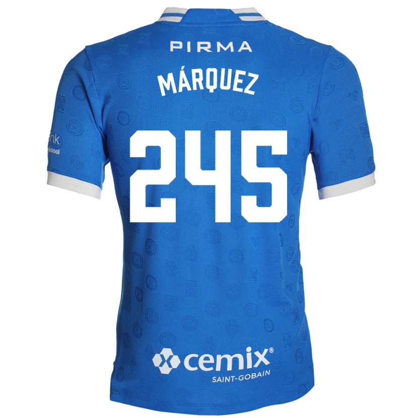 Danxen Dzieci Víctor Márquez #245 Niebieski Biały Czerwony Domowa Koszulka 2026/27 Koszulki Klubowe