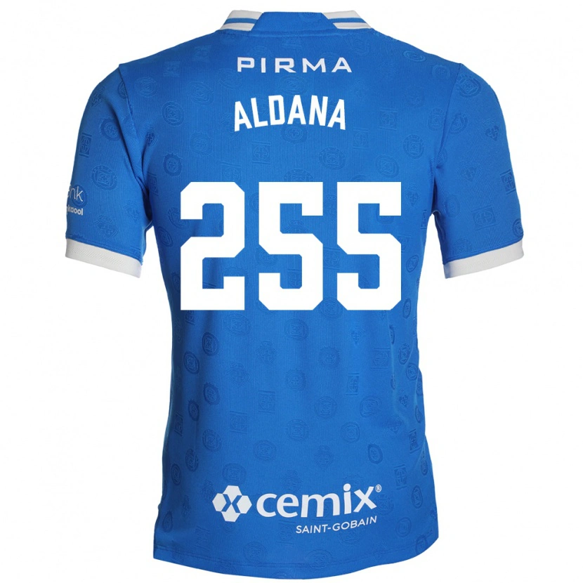 Danxen Dzieci Eder Aldana #255 Niebieski Biały Czerwony Domowa Koszulka 2026/27 Koszulki Klubowe