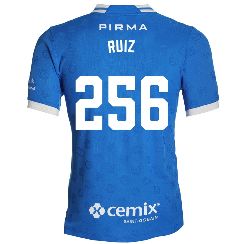 Danxen Dzieci Fernando Ruiz #256 Niebieski Biały Czerwony Domowa Koszulka 2026/27 Koszulki Klubowe