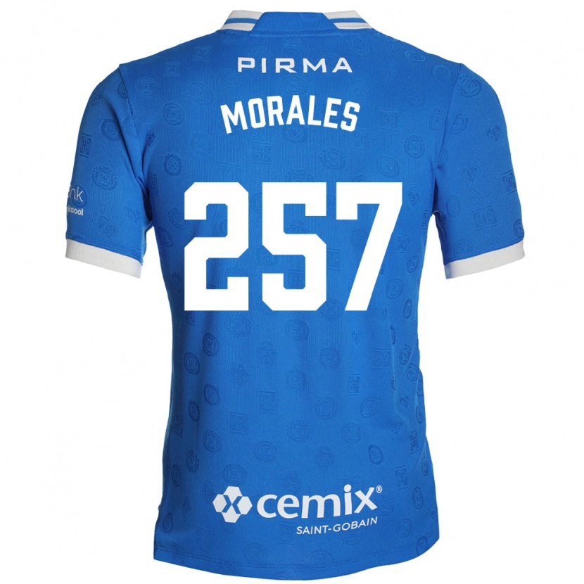 Danxen Dzieci Diego Morales #257 Niebieski Biały Czerwony Domowa Koszulka 2026/27 Koszulki Klubowe