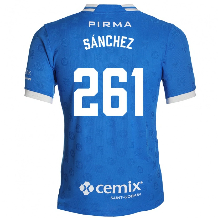 Danxen Dzieci Paulo Sánchez #261 Niebieski Biały Czerwony Domowa Koszulka 2026/27 Koszulki Klubowe