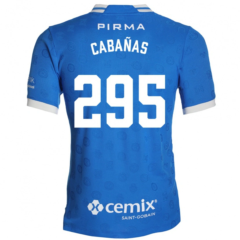Danxen Dzieci Diego Cabañas #295 Niebieski Biały Czerwony Domowa Koszulka 2026/27 Koszulki Klubowe