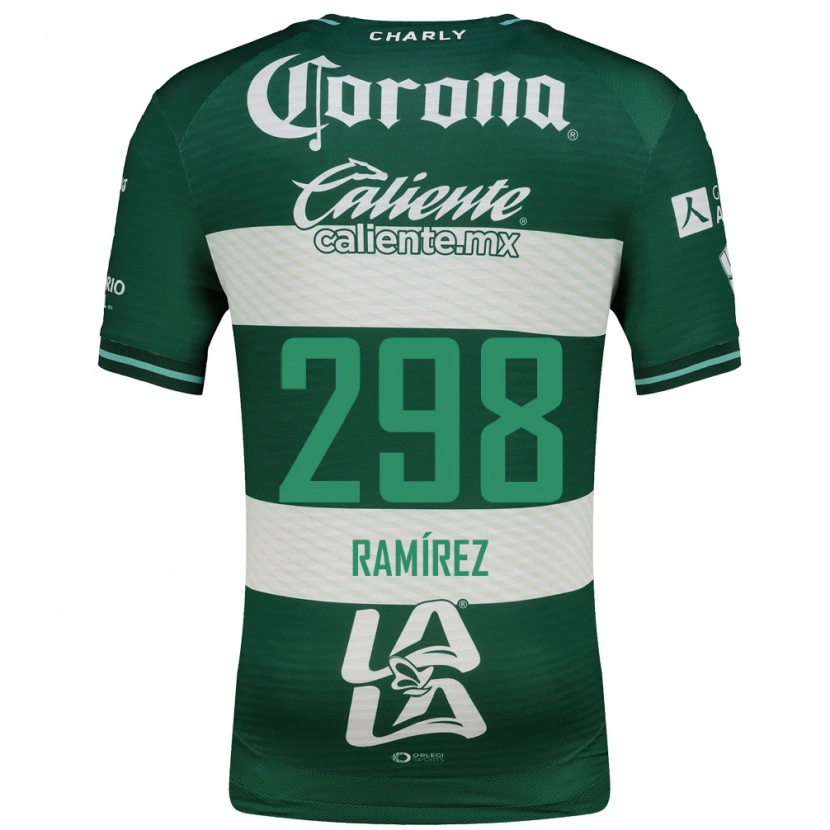Danxen Dzieci Ángel Ramírez #298 Zielony Biały Domowa Koszulka 2026/27 Koszulki Klubowe