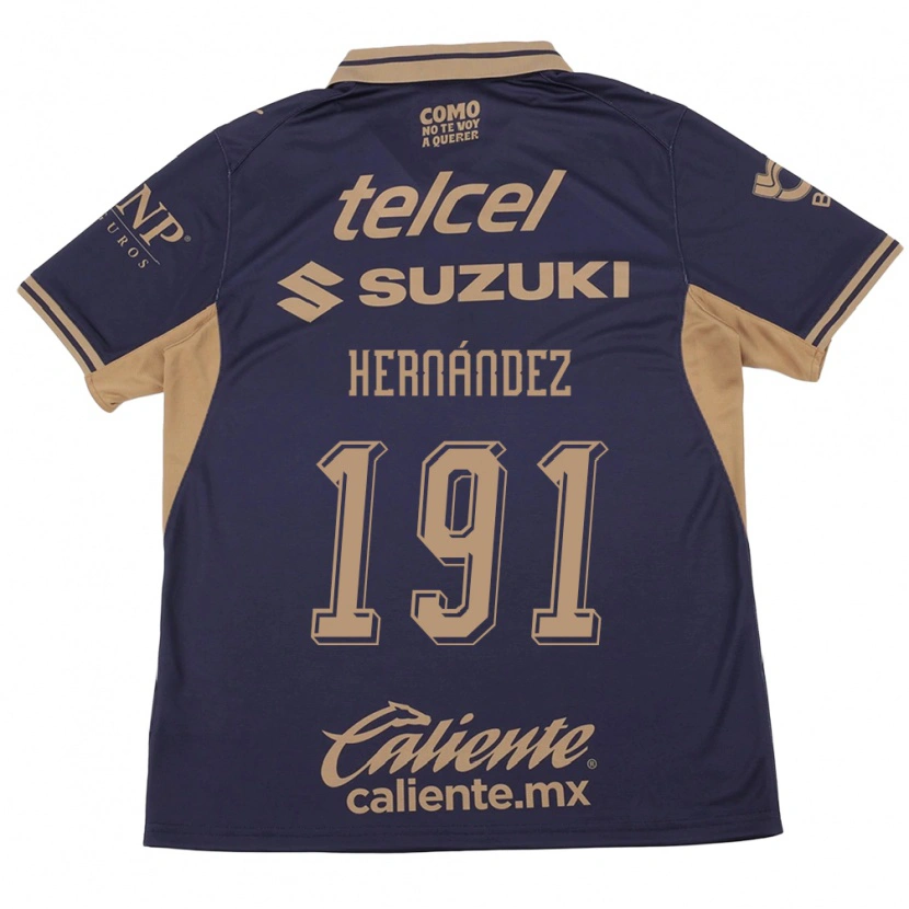 Danxen Dzieci Marco Hernández #191 Fioletowy Brązowy Domowa Koszulka 2026/27 Koszulki Klubowe