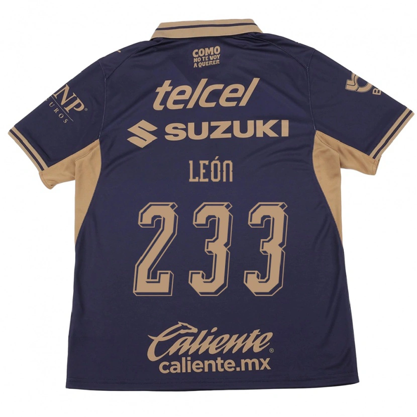 Danxen Dzieci Andryk León #233 Fioletowy Brązowy Domowa Koszulka 2026/27 Koszulki Klubowe