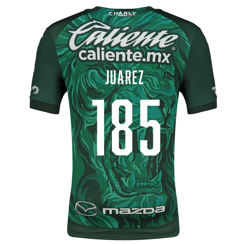 Danxen Dzieci Moisés Juárez #185 Zielony Czarny Domowa Koszulka 2026/27 Koszulki Klubowe