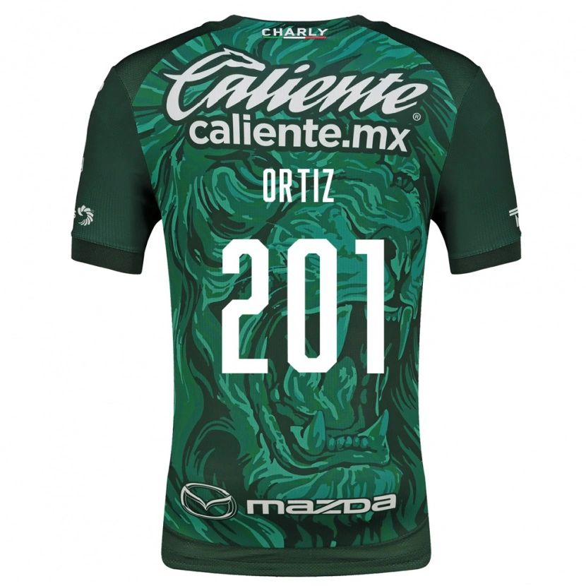 Danxen Dzieci Youssef Ortiz #201 Zielony Czarny Domowa Koszulka 2026/27 Koszulki Klubowe