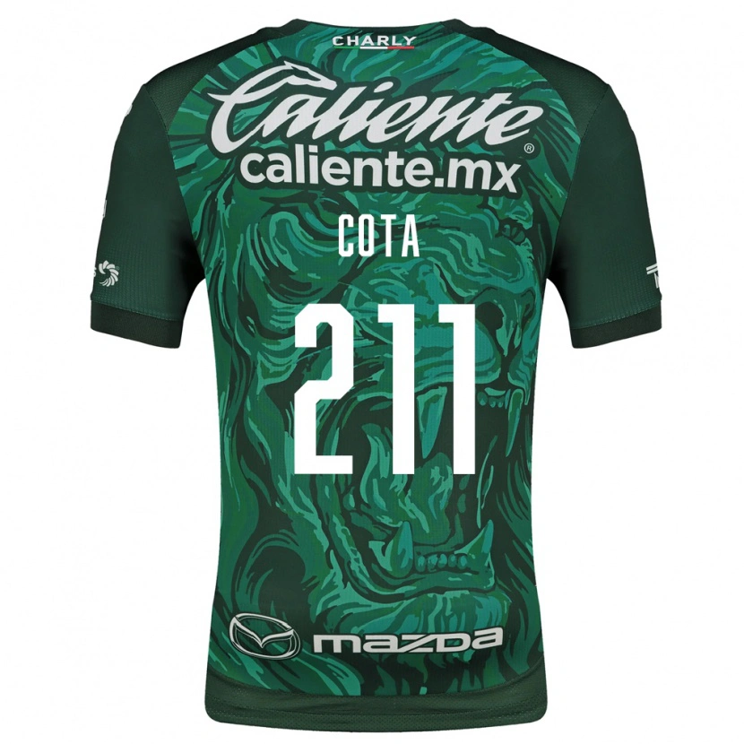 Danxen Dzieci Luis Cota #211 Zielony Czarny Domowa Koszulka 2026/27 Koszulki Klubowe