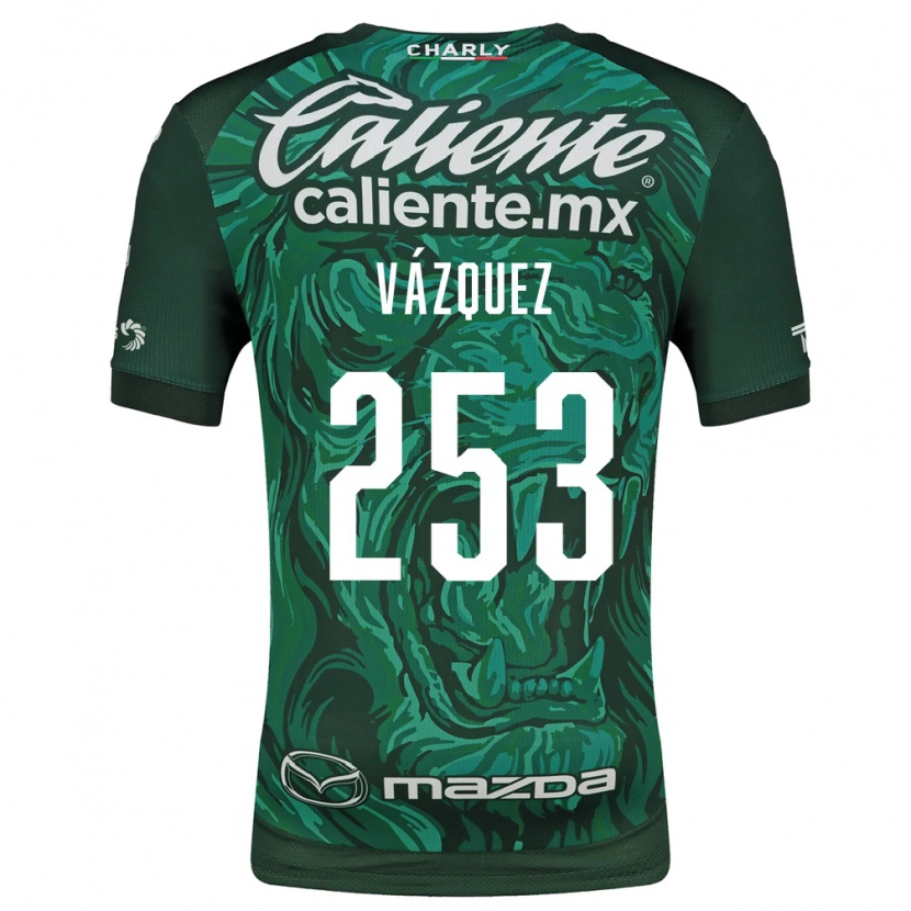 Danxen Dzieci Héctor Vázquez #253 Zielony Czarny Domowa Koszulka 2026/27 Koszulki Klubowe