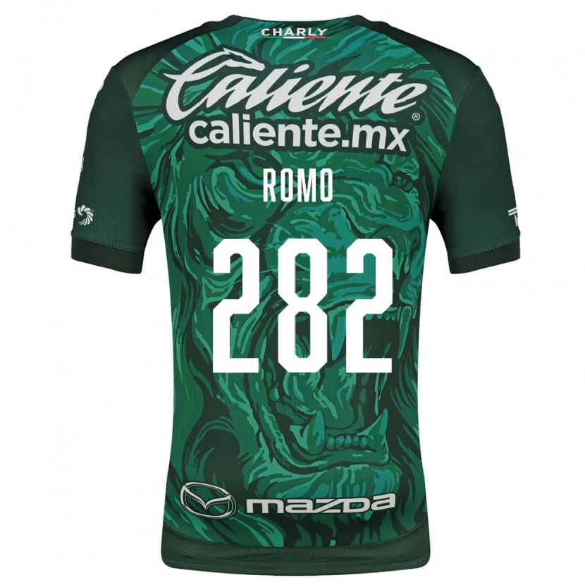 Danxen Dzieci Mateo Romo #282 Zielony Czarny Domowa Koszulka 2026/27 Koszulki Klubowe