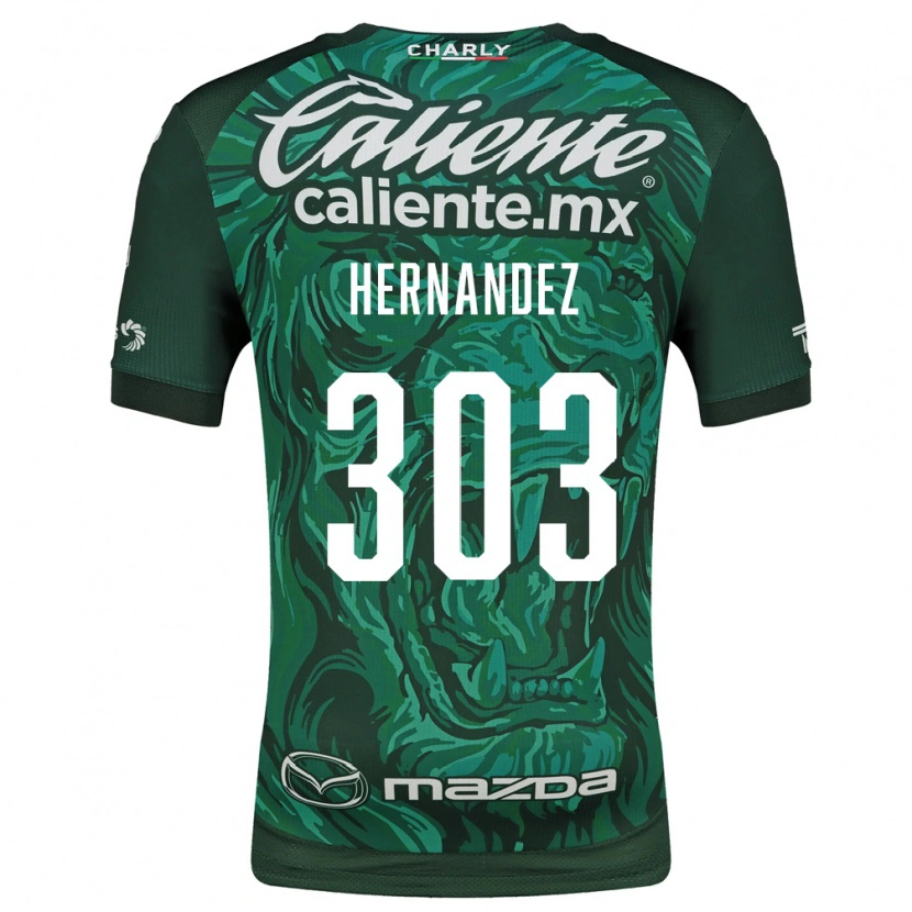 Danxen Dzieci Alan Hernández #303 Zielony Czarny Domowa Koszulka 2026/27 Koszulki Klubowe