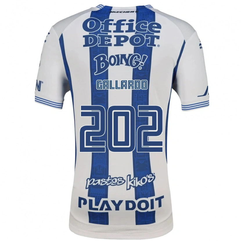 Danxen Dzieci Héctor Gallardo #202 Biały Granatowy Domowa Koszulka 2026/27 Koszulki Klubowe