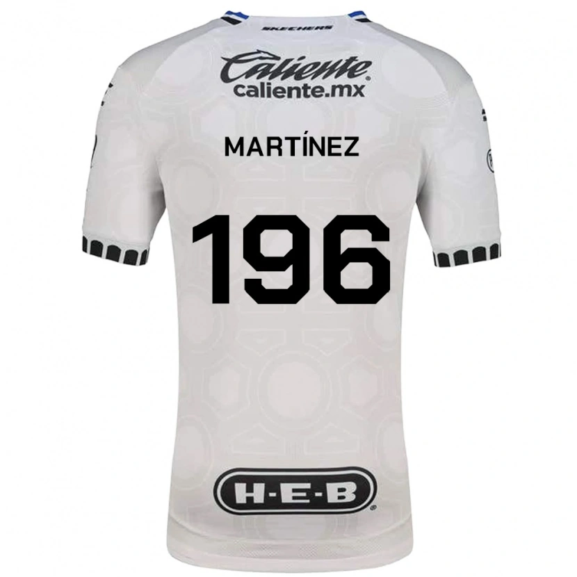 Danxen Dzieci Diego Martínez #196 Biały Czarny Niebieski Domowa Koszulka 2026/27 Koszulki Klubowe