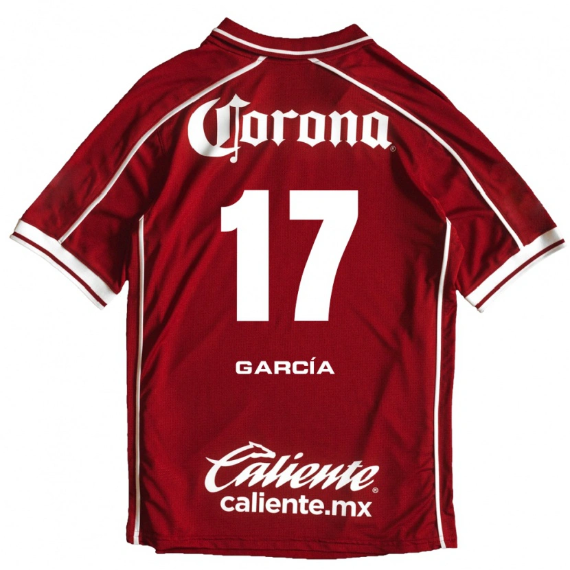 Danxen Dzieci Brian García #17 Biały Czerwony Domowa Koszulka 2026/27 Koszulki Klubowe