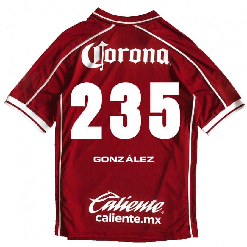 Danxen Dzieci Ian González #235 Biały Czerwony Domowa Koszulka 2026/27 Koszulki Klubowe