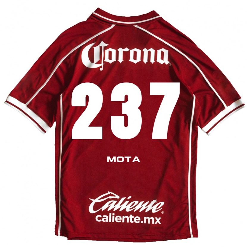 Danxen Dzieci Diego Mota #237 Biały Czerwony Domowa Koszulka 2026/27 Koszulki Klubowe