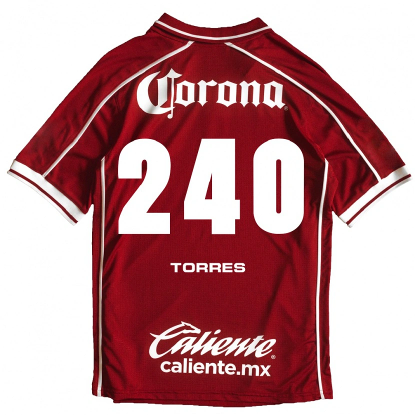 Danxen Dzieci Santiago Torres #240 Biały Czerwony Domowa Koszulka 2026/27 Koszulki Klubowe