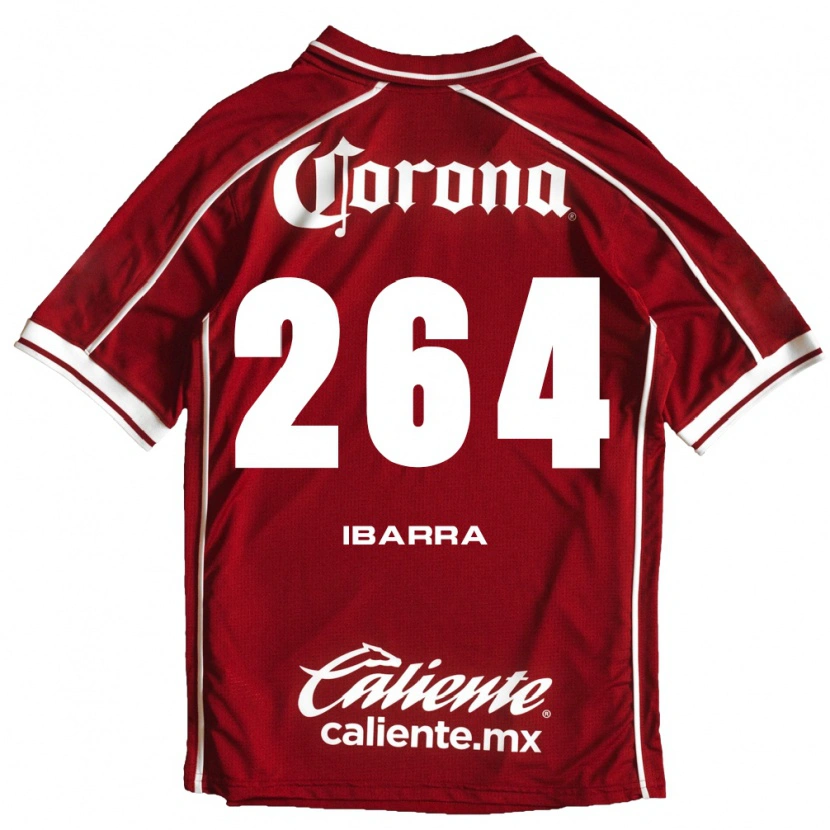 Danxen Dzieci Jesús Ibarra #264 Biały Czerwony Domowa Koszulka 2026/27 Koszulki Klubowe