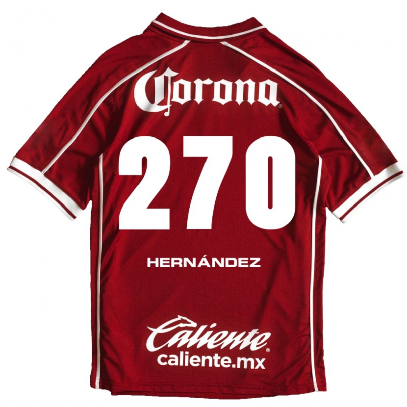 Danxen Dzieci Alberto Hernández #270 Biały Czerwony Domowa Koszulka 2026/27 Koszulki Klubowe