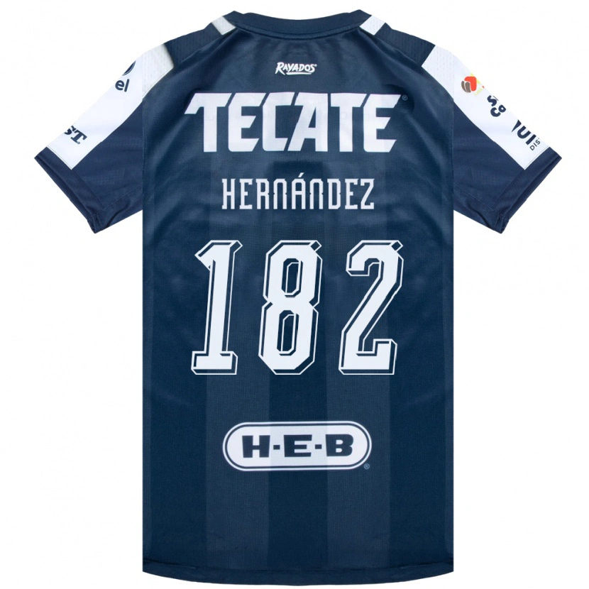 Danxen Dzieci Derek Hernández #182 Niebieski Atramentowy Biały Czerwony Domowa Koszulka 2026/27 Koszulki Klubowe