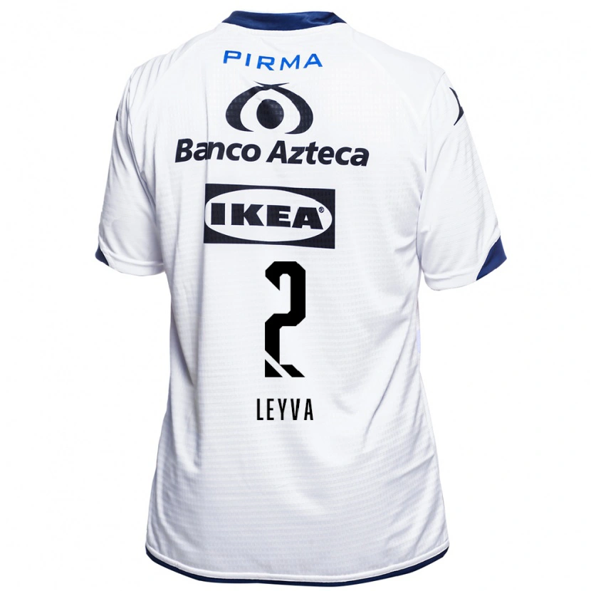 Danxen Dzieci Ángel Leyva #2 Biały Czarny Niebieski Domowa Koszulka 2026/27 Koszulki Klubowe