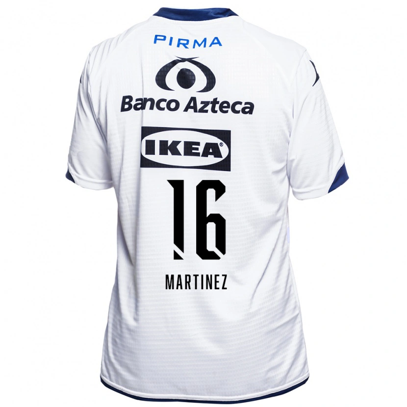 Danxen Dzieci Dulce Martínez #16 Biały Czarny Niebieski Domowa Koszulka 2026/27 Koszulki Klubowe