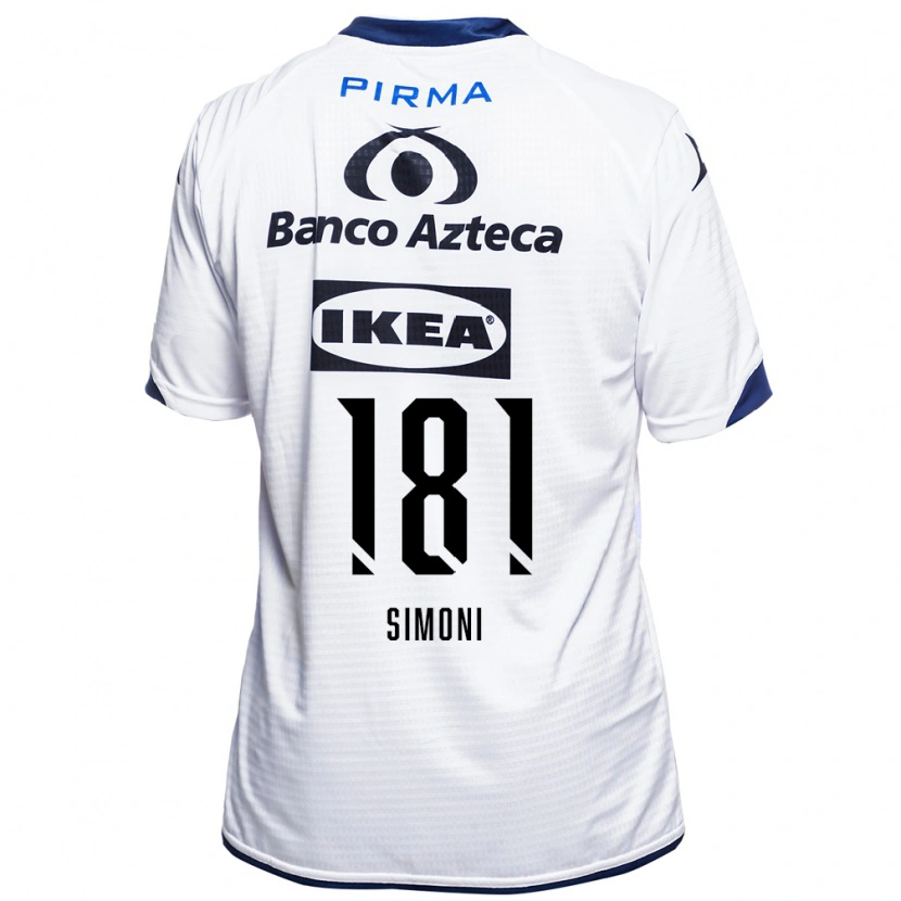 Danxen Dzieci Julio Simoni #181 Biały Czarny Niebieski Domowa Koszulka 2026/27 Koszulki Klubowe