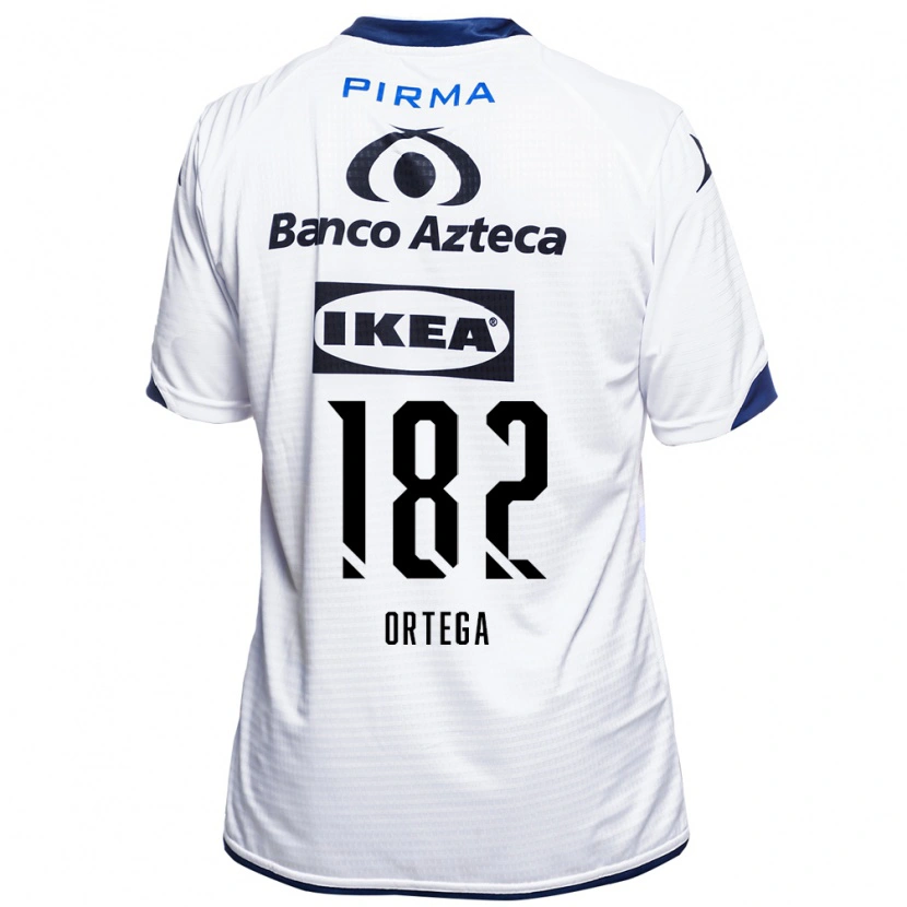 Danxen Dzieci Yael Ortega #182 Biały Czarny Niebieski Domowa Koszulka 2026/27 Koszulki Klubowe