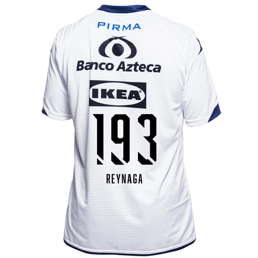Danxen Dzieci Adolfo Reynaga #193 Biały Czarny Niebieski Domowa Koszulka 2026/27 Koszulki Klubowe