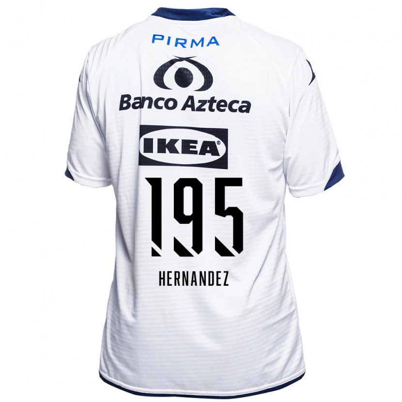 Danxen Dzieci Daniel Hernández #195 Biały Czarny Niebieski Domowa Koszulka 2026/27 Koszulki Klubowe