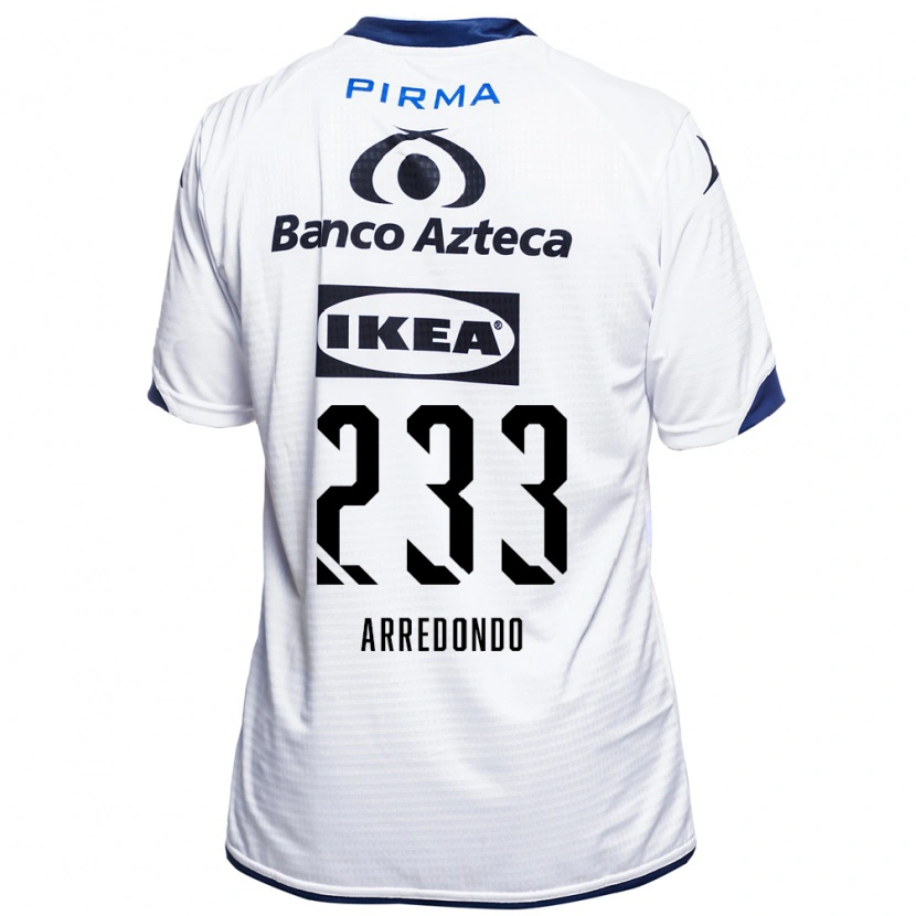 Danxen Dzieci Ángel Arredondo #233 Biały Czarny Niebieski Domowa Koszulka 2026/27 Koszulki Klubowe