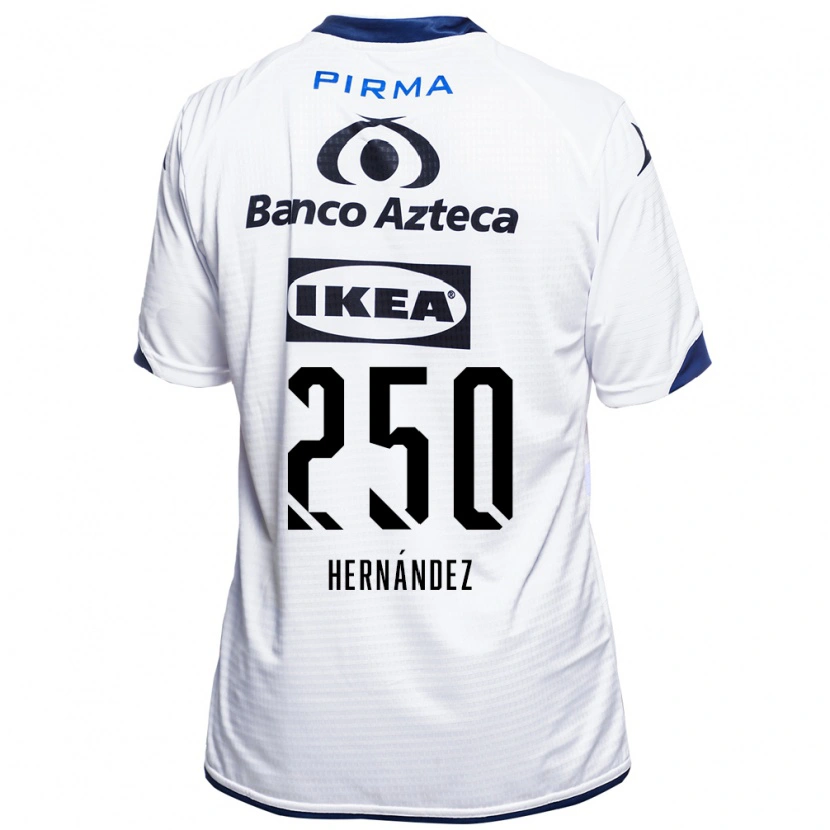 Danxen Dzieci Arvin Hernández #250 Biały Czarny Niebieski Domowa Koszulka 2026/27 Koszulki Klubowe
