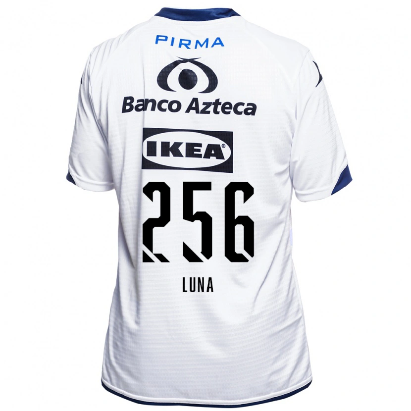 Danxen Dzieci Ángel Luna #256 Biały Czarny Niebieski Domowa Koszulka 2026/27 Koszulki Klubowe