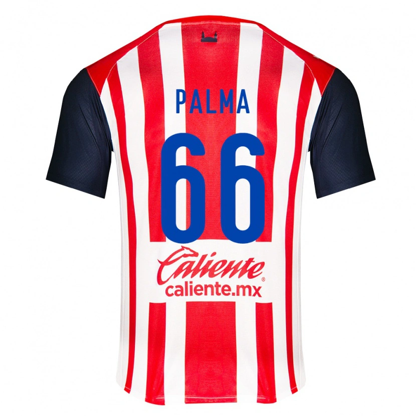 Danxen Dzieci Arturo Palma #66 Czerwony Czarny Biały Domowa Koszulka 2026/27 Koszulki Klubowe