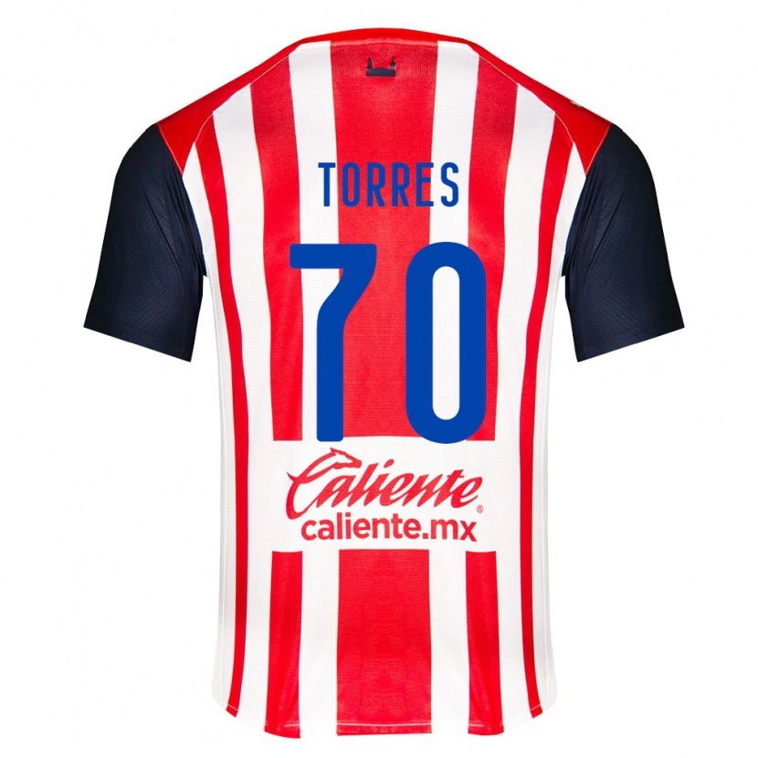 Danxen Dzieci Leo Torres #70 Czerwony Czarny Biały Domowa Koszulka 2026/27 Koszulki Klubowe