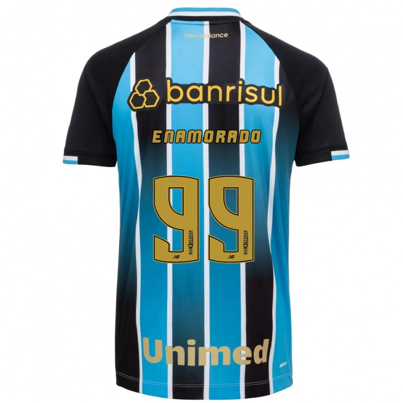 Danxen Dzieci José Enamorado #99 Niebieski Brązowy Czarny Domowa Koszulka 2026/27 Koszulki Klubowe