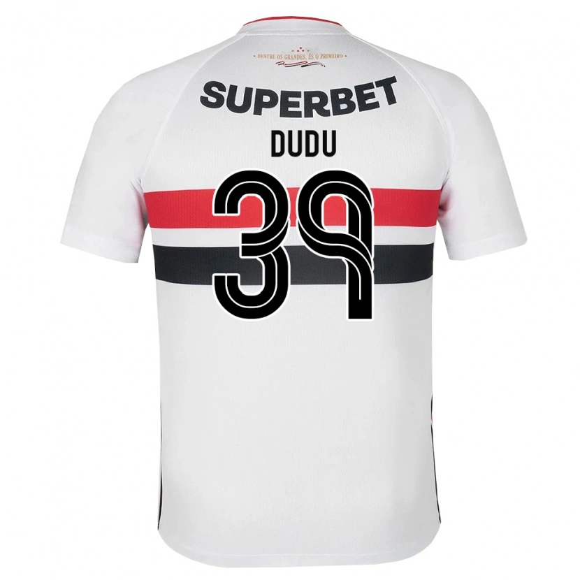 Danxen Dzieci Dudu #39 Biały Czerwony Czarny Domowa Koszulka 2026/27 Koszulki Klubowe