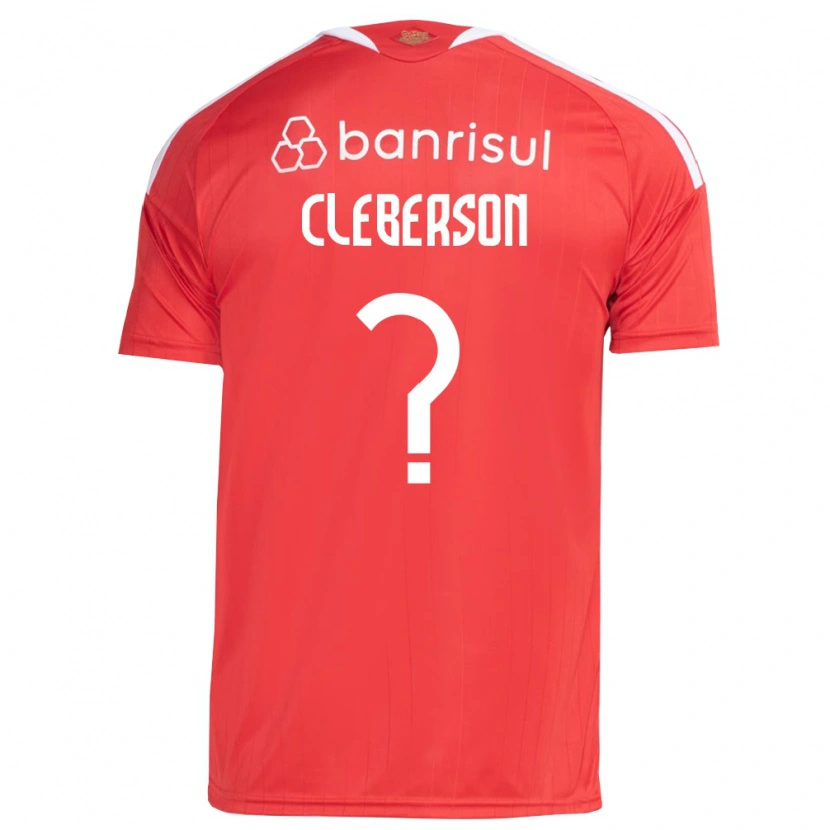 Danxen Dzieci Cleberson #0 Czerwony Biały Domowa Koszulka 2026/27 Koszulki Klubowe