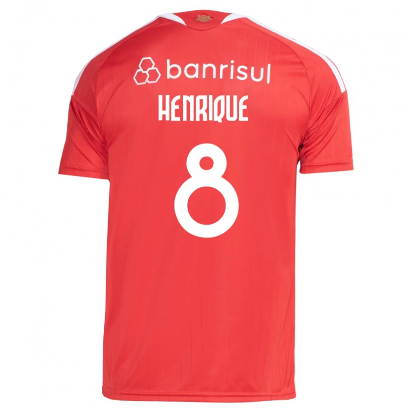 Danxen Dzieci Bruno Henrique #8 Czerwony Biały Domowa Koszulka 2026/27 Koszulki Klubowe