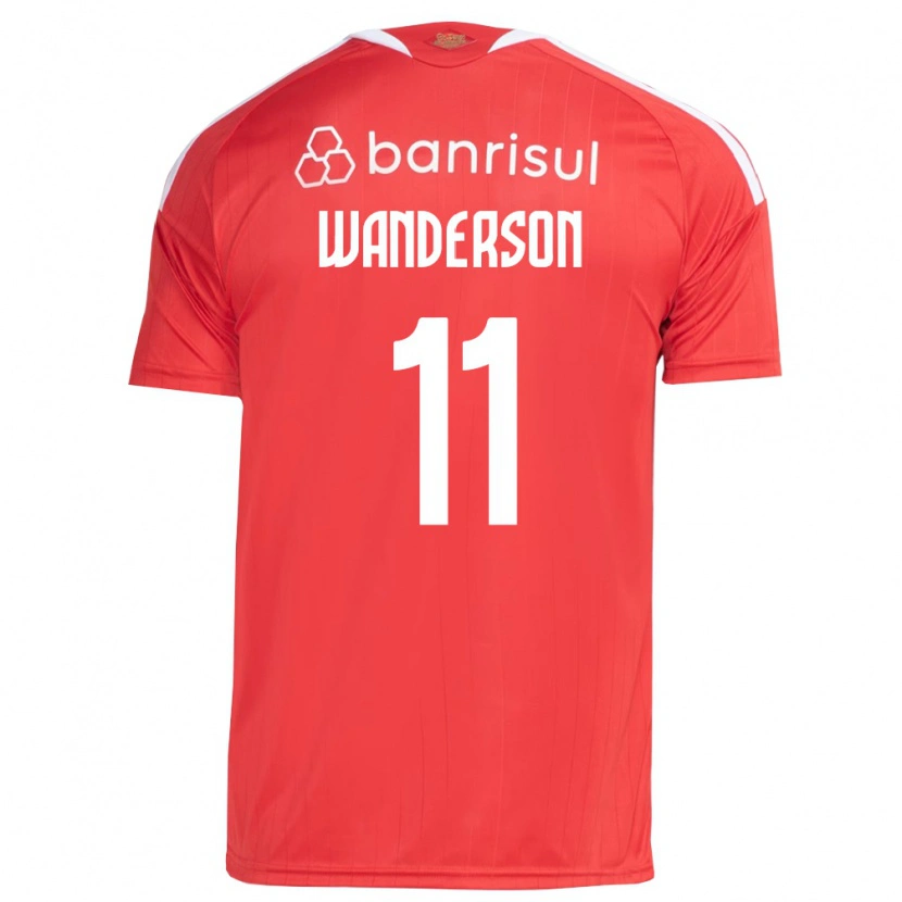 Danxen Dzieci Wanderson #11 Czerwony Biały Domowa Koszulka 2026/27 Koszulki Klubowe