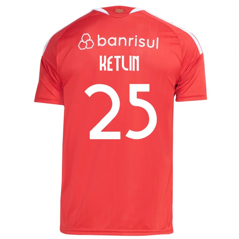 Danxen Dzieci Ketlin #25 Czerwony Biały Domowa Koszulka 2026/27 Koszulki Klubowe