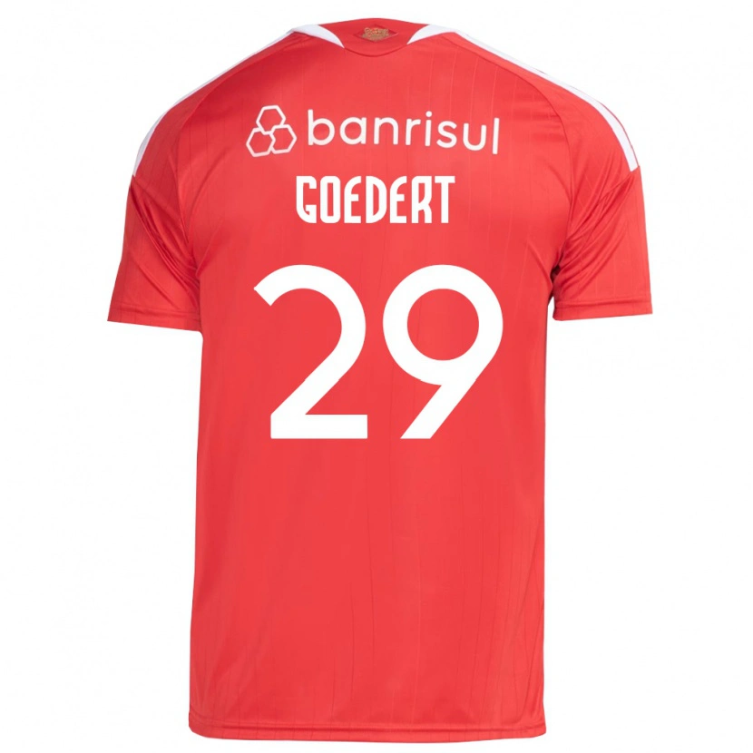 Danxen Dzieci Alice Goedert #29 Czerwony Biały Domowa Koszulka 2026/27 Koszulki Klubowe