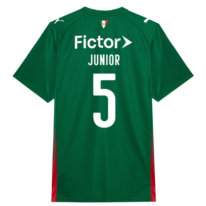 Danxen Dzieci Amilton Junior #5 Zielony Czerwony Biały Domowa Koszulka 2026/27 Koszulki Klubowe