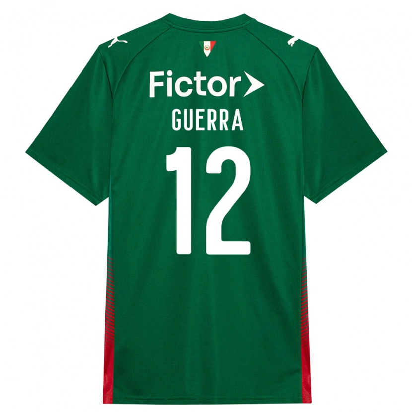 Danxen Dzieci Heitor Guerra #12 Zielony Czerwony Biały Domowa Koszulka 2026/27 Koszulki Klubowe