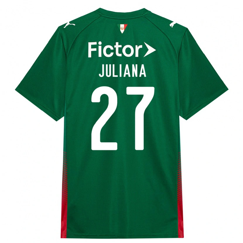 Danxen Dzieci Juliana #27 Zielony Czerwony Biały Domowa Koszulka 2026/27 Koszulki Klubowe