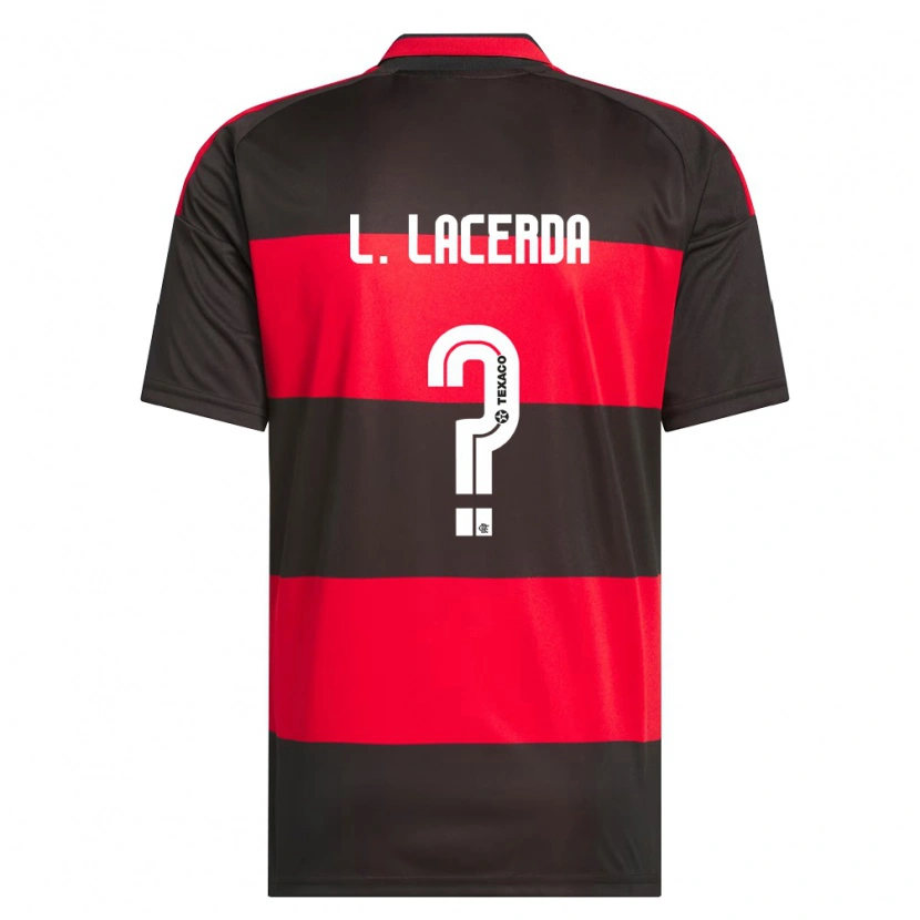Danxen Dzieci Iago Lacerda #0 Czerwony Czarny Biały Domowa Koszulka 2026/27 Koszulki Klubowe