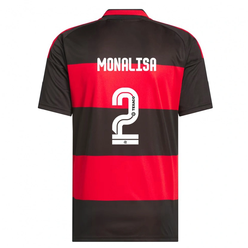 Danxen Dzieci Monalisa #2 Czerwony Czarny Biały Domowa Koszulka 2026/27 Koszulki Klubowe