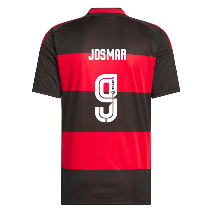 Danxen Dzieci Josmar Silva Miranda #9 Czerwony Czarny Biały Domowa Koszulka 2026/27 Koszulki Klubowe