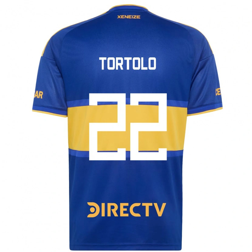 Danxen Dzieci Dulce Tortolo #22 Królewski Niebieski Żółty Domowa Koszulka 2026/27 Koszulki Klubowe