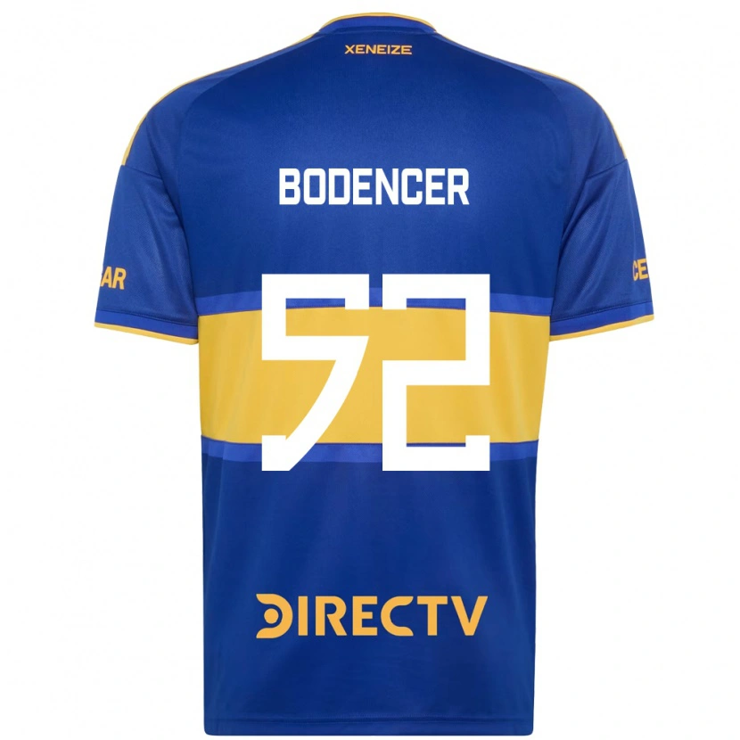Danxen Dzieci Erik Bodencer #52 Królewski Niebieski Żółty Domowa Koszulka 2026/27 Koszulki Klubowe